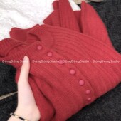 售完无补 全毛圆领套头纯色竖坑条宽松长袖 针织衫 特 毛衣 7211