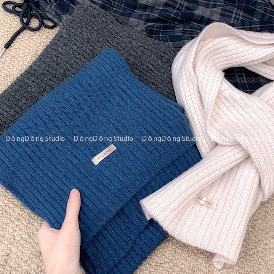 人手两条！全羊毛！[全毛围巾]纯色经典百搭韩系时尚气质简约休闲
