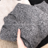 售完无补 花纱蜜熊圆领套头宽松长袖 针织衫 特 女士毛衣 980