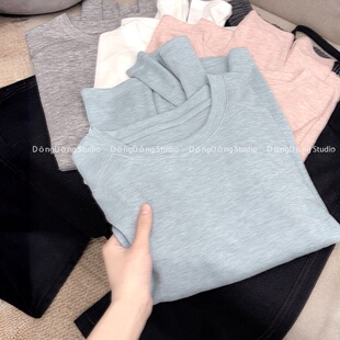 衣长56胸围96 百搭插肩T恤长袖 6013 插肩天丝t 人手两件