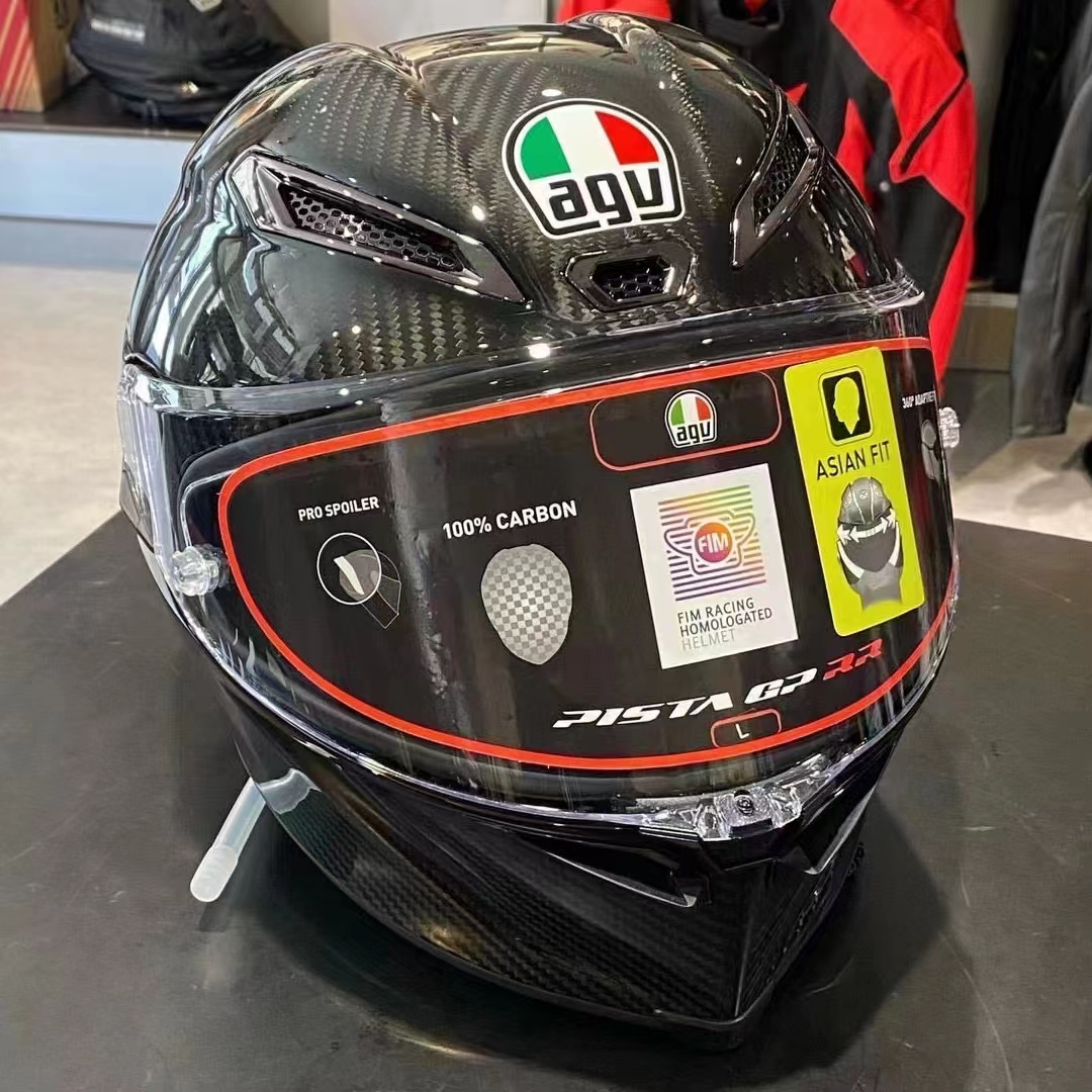 AGV Pista GP RR全碳纤维 意大利产亮黑磨砂黑头盔