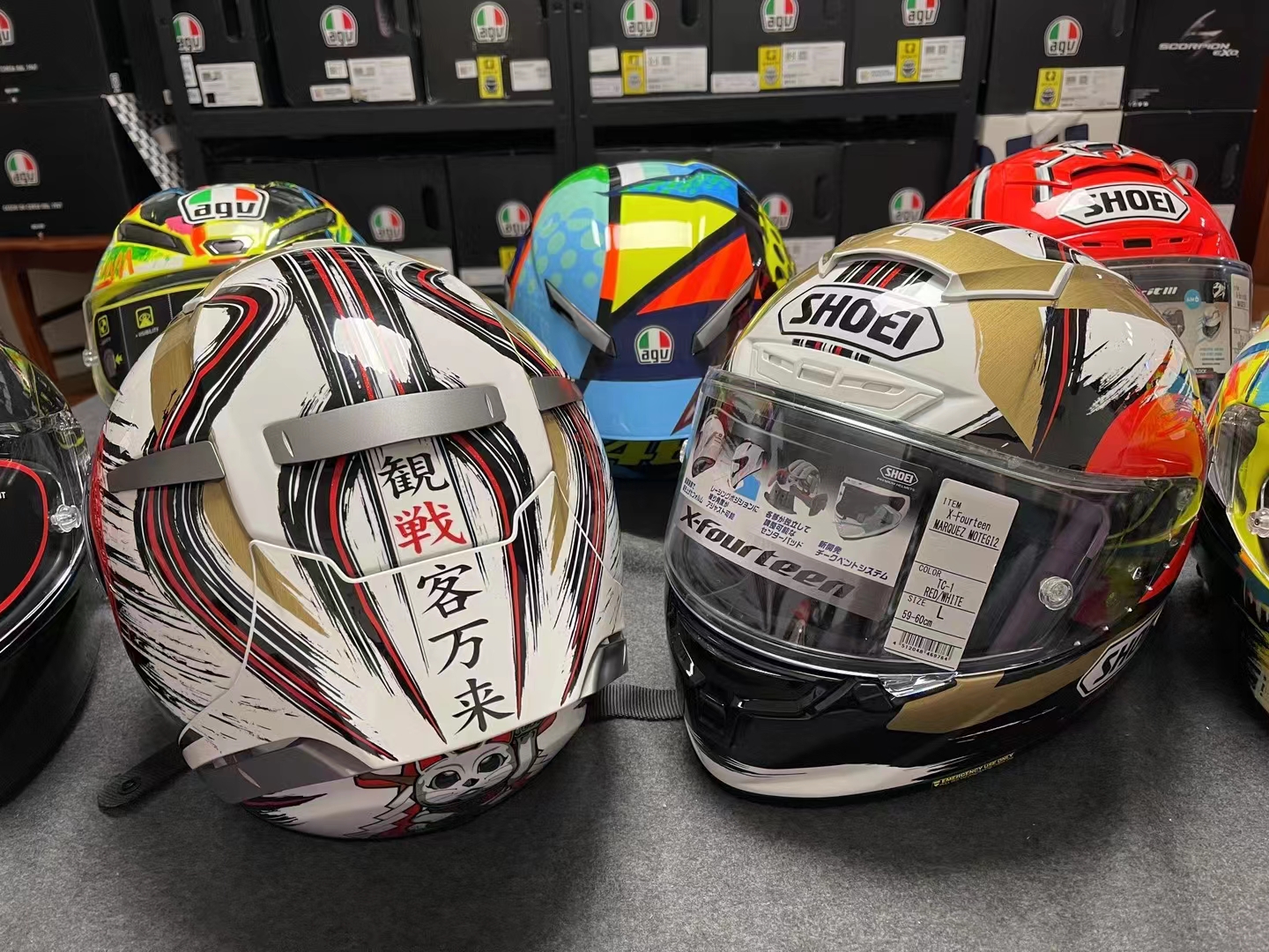 SHOEI x14招财猫一代头盔