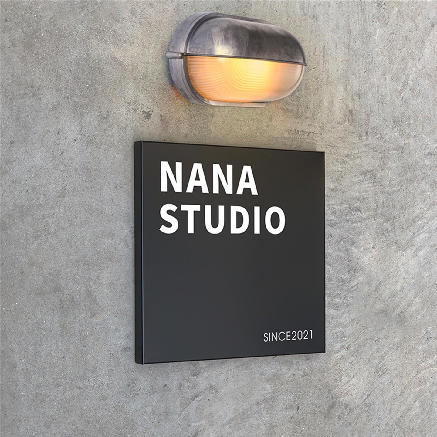 铁艺招牌公司创意工作室招牌定制店铺门牌广告牌简约招牌标识牌