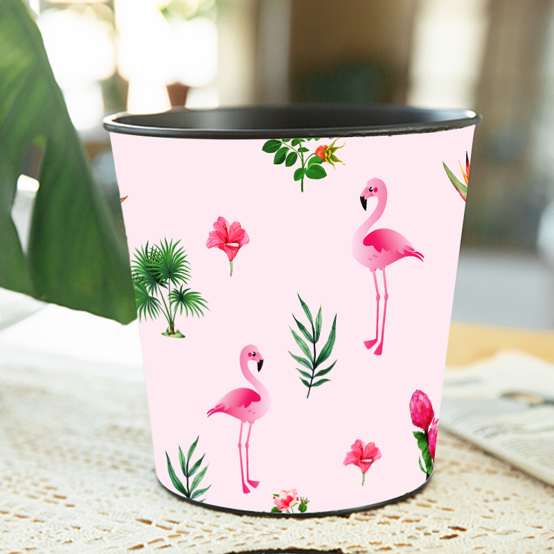 简约可爱少女心桌面桌面垃圾桶