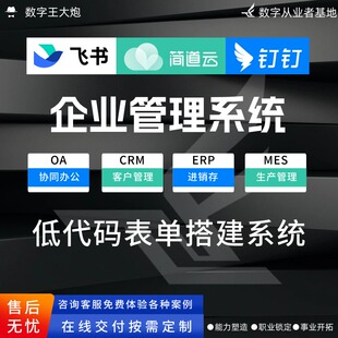 低代码表单搭建系统钉钉简道云宜搭专业定制企业低代码搭建应用