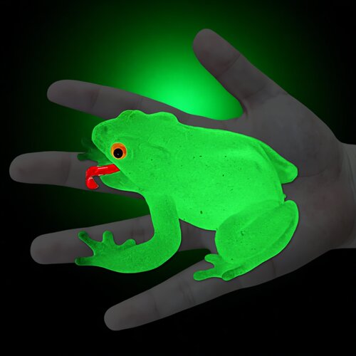 软胶夜光玉色仿真青蛙包邮