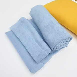 特价款 外贸出口蓝色纯棉毛巾毯 空调毯 可铺可盖简约柔软140*200