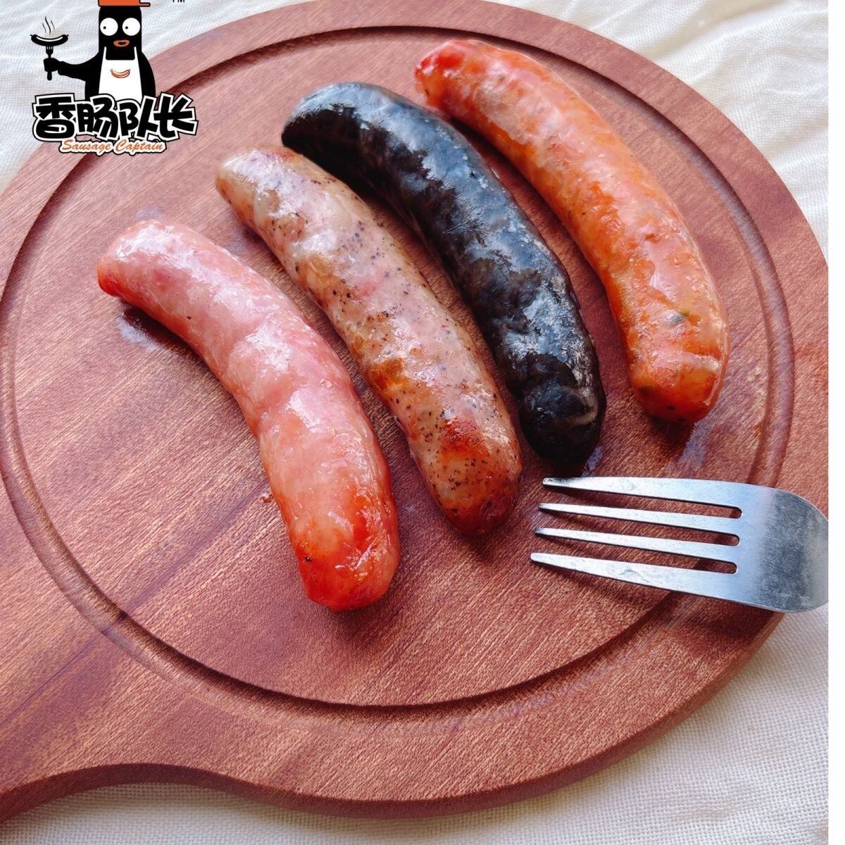 包邮鲜肉儿童肠辣味香肠 真空装鲜猪肉 便当店披萨牛排大肠包小肠