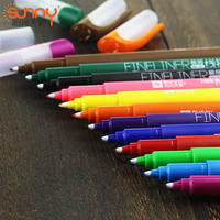 Sunshine Angel 12-color fine line drawing Pen, signature design, drawing, Sketch, comic pen, hand-drawn pen, line drawing, outlining pen thumbnail 7