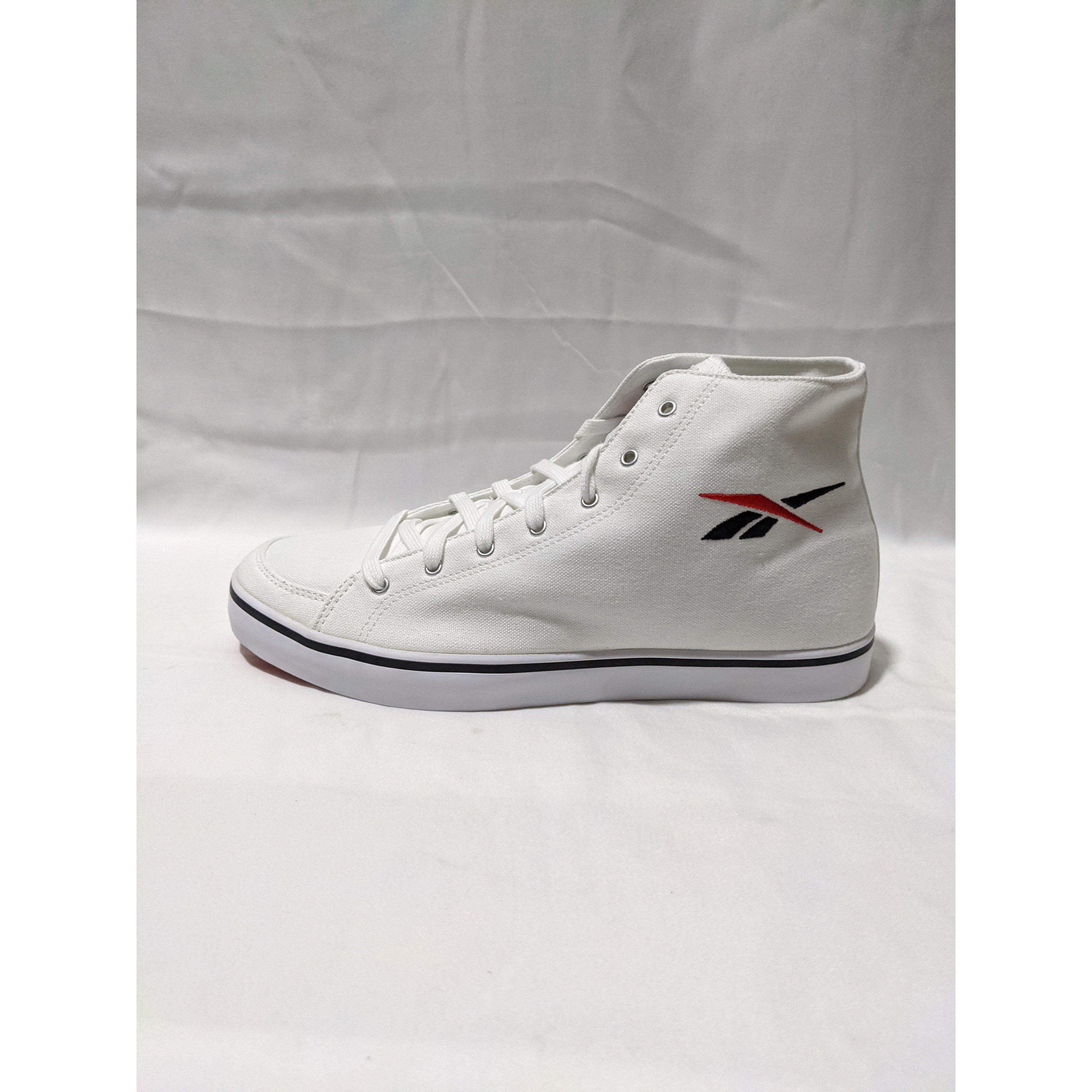 锐步 Reebok Berlin Mid Fvs 男子复古小白鞋高帮帆布鞋 G55907
