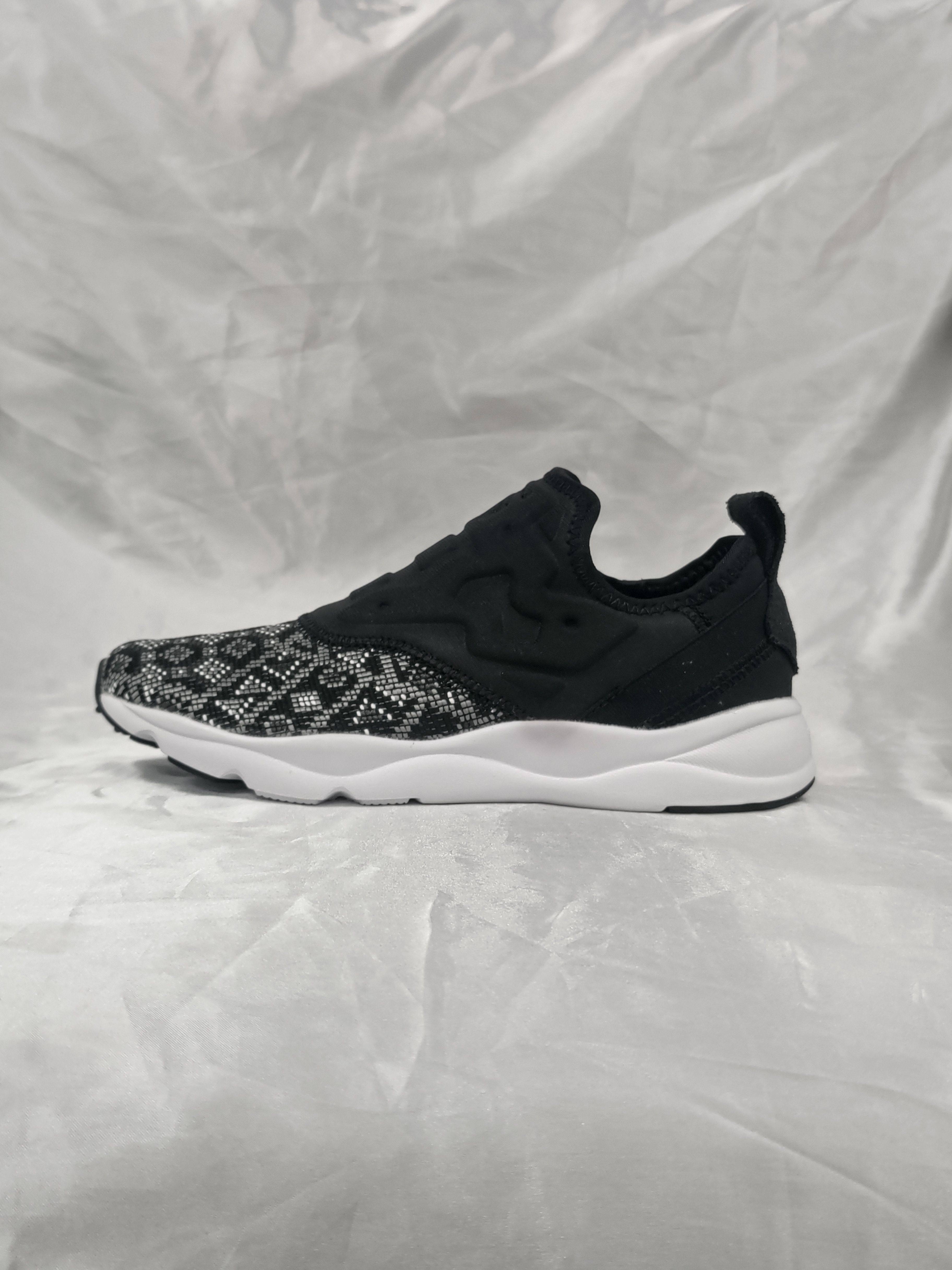 正品 锐步 Reebok FURYLITE 女子一脚蹬休闲跑步鞋 BD4460 现货