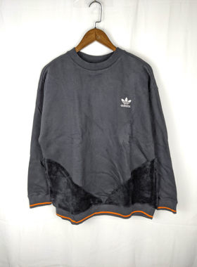 Adidas三叶草圆领运动卫衣