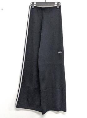 正品 ADIDAS TLRD BABY款黑白配色宽松剪裁高腰阔腿女长裤 DU7290