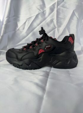 SKECHERS DLITES 3.0 女子经典款熊猫鞋猪年限定 66666181-BKRD