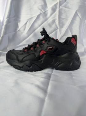 SKECHERS DLITES 3.0 女子经典款熊猫鞋猪年限定 66666181-BKRD