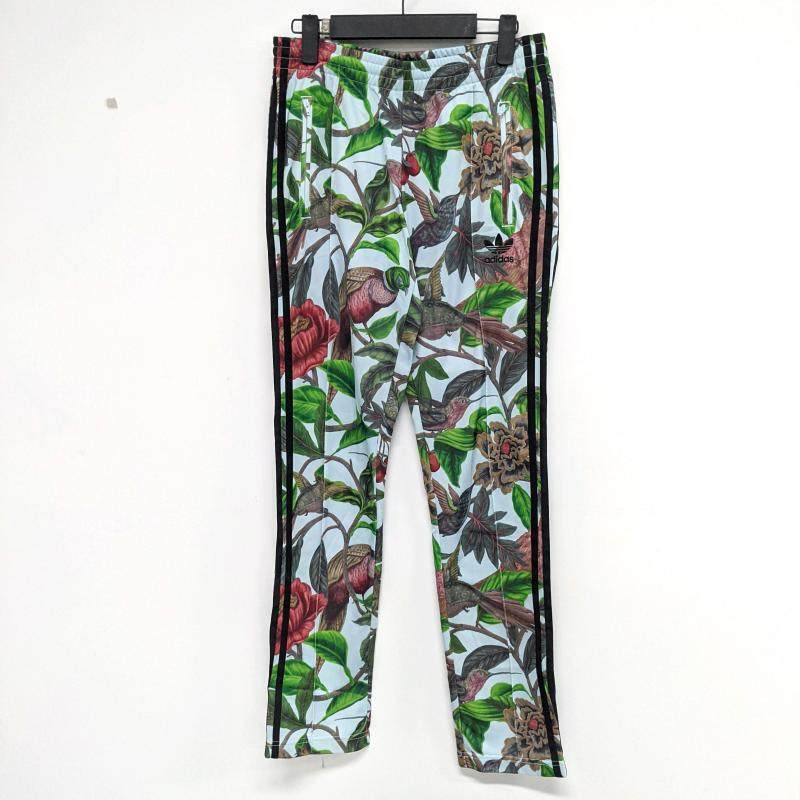 ADIDAS x FARM SST TP 三叶草 植物彩绘女子花卉休闲长裤 AB1994