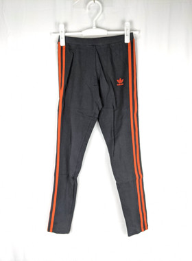 三叶草 adidas Leggings Casual 3 Stripe Tight 女打底裤 DX2012