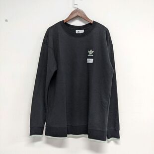 酷动城 三叶草 女子宽松复古标经典款运动休闲卫衣套头衫 DU9932