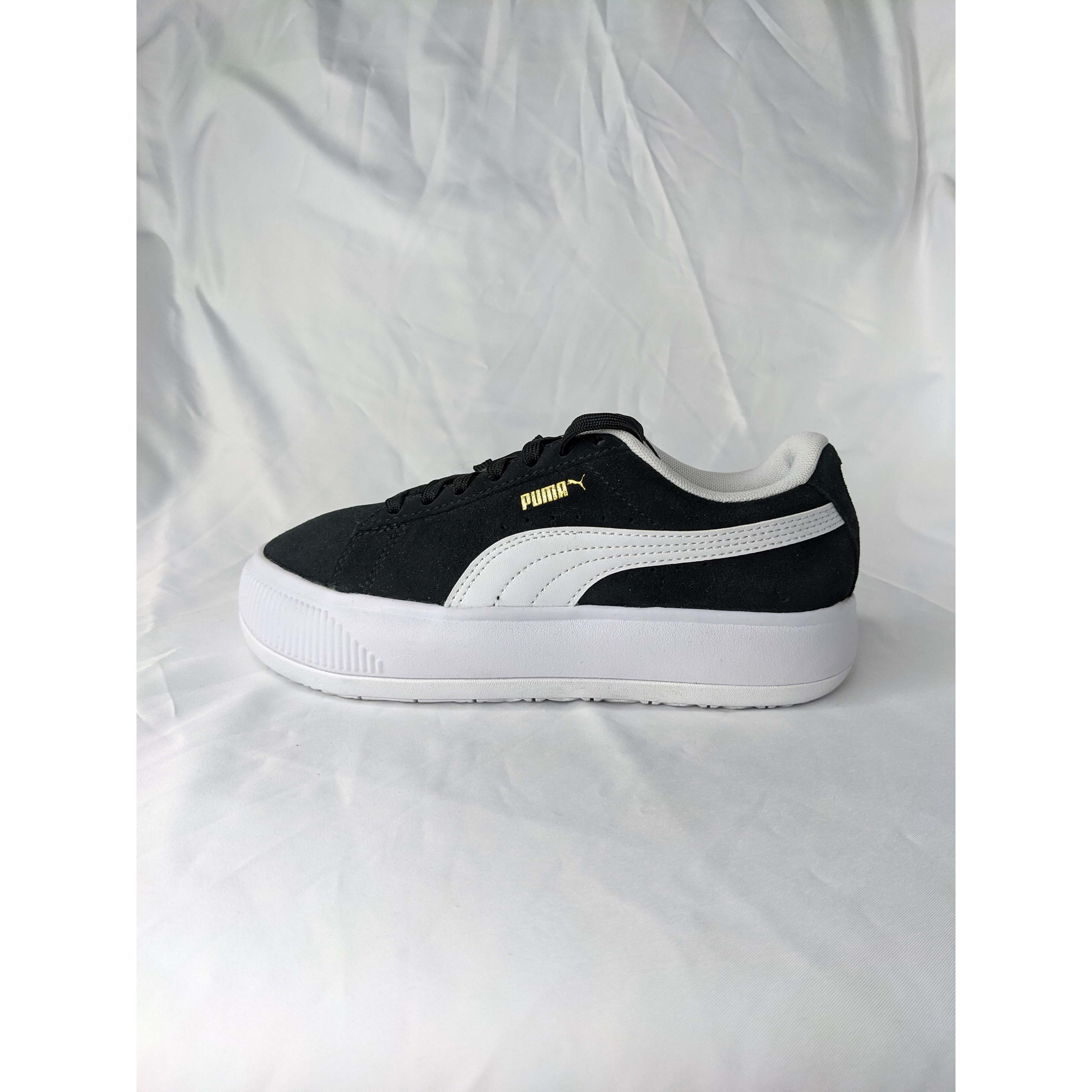 彪马 PUMA SUEDE MAYU 女子经典复古增高厚底休闲板鞋 380686-02.