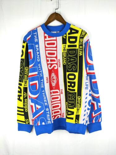 三叶草 adidas Scarf Knit Crew Sweatshirt 男子针织卫衣 ED6138