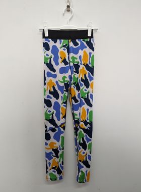 ADIDAS x N.E.R.D Techfit 菲董联名女子迷彩运动训练长裤 DH1231