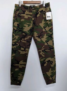 VANS 男子迷彩束脚裤长裤 VN0A3145CMA 断码特价清仓