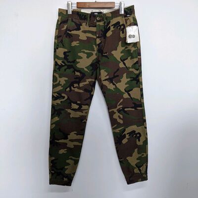 男女迷彩束脚裤长裤VANS