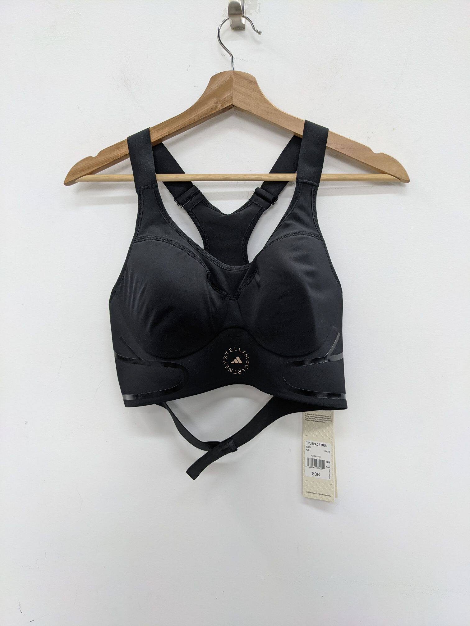 Adidas/阿迪达斯 smc 黑色 女装高强度训练 运动内衣文胸FU0275