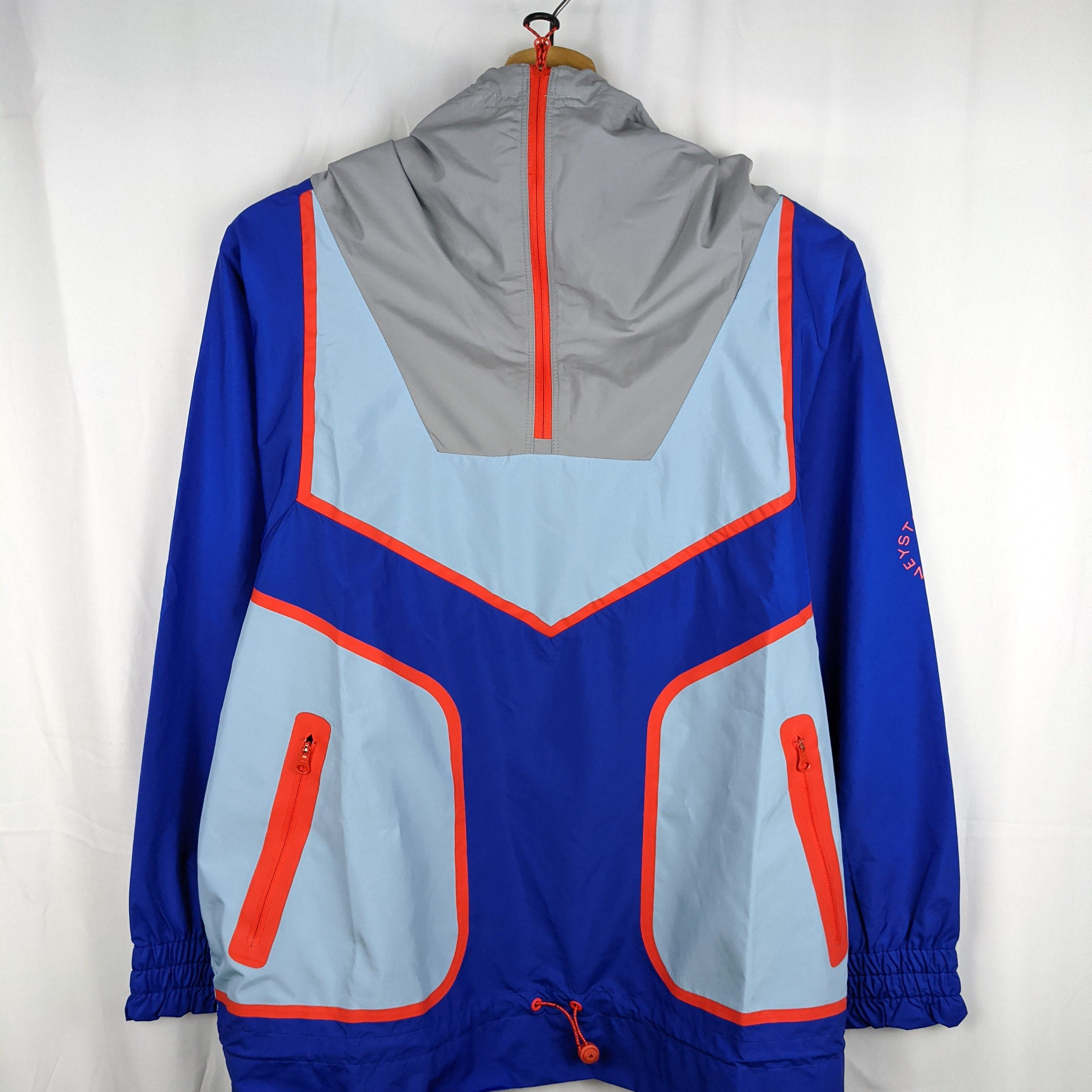 联名款 adidas Stella Mccartney Wind.rdy 拼接卫衣轻薄透气外套