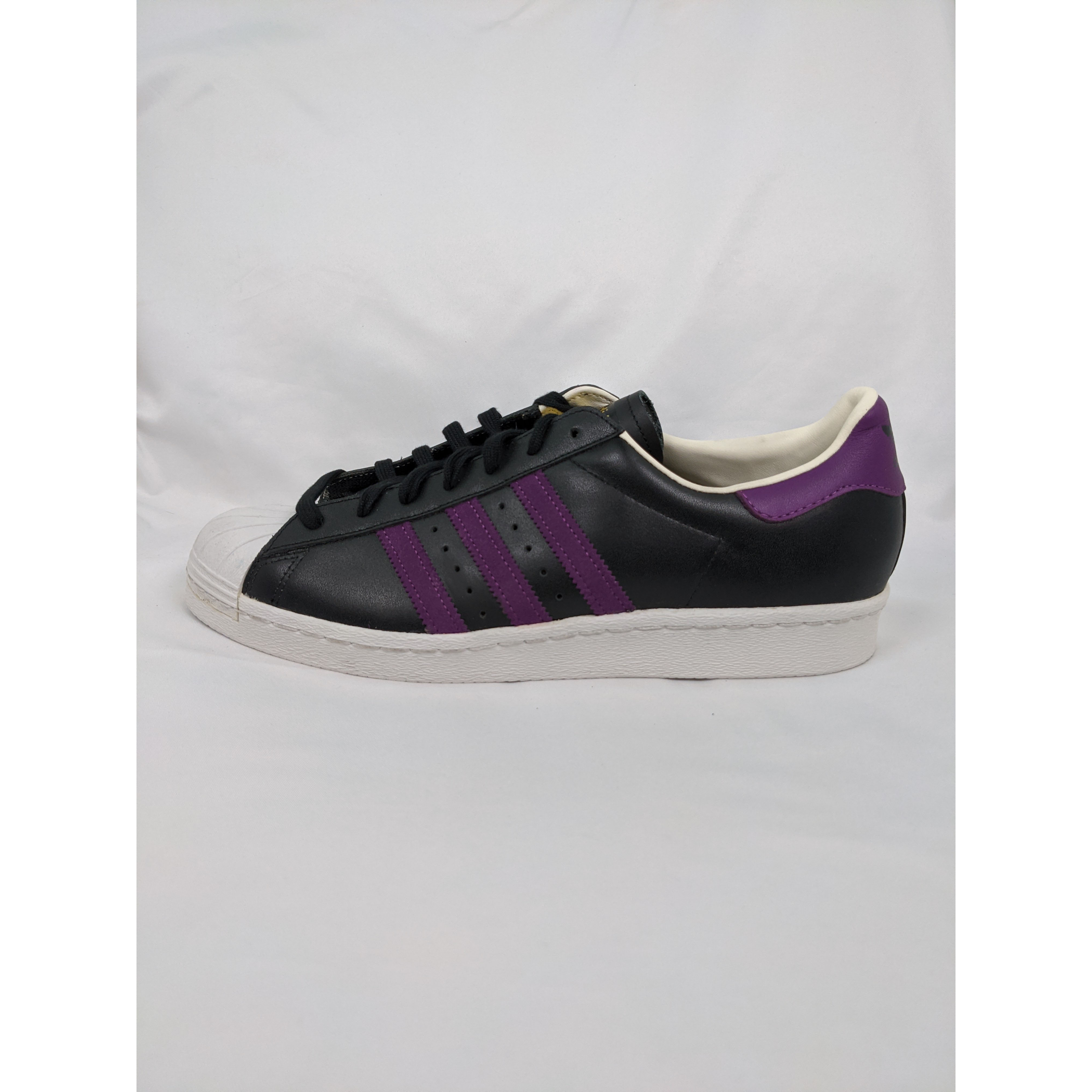 ADIDAS SUPERSTAR 80s 男子复古经典款贝壳头 BB3718 有存放痕迹