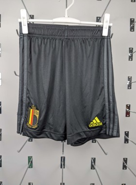 正品 比利时 ADIDAS RBFA H SHORT 男子足球训练针织短裤 EJ8554