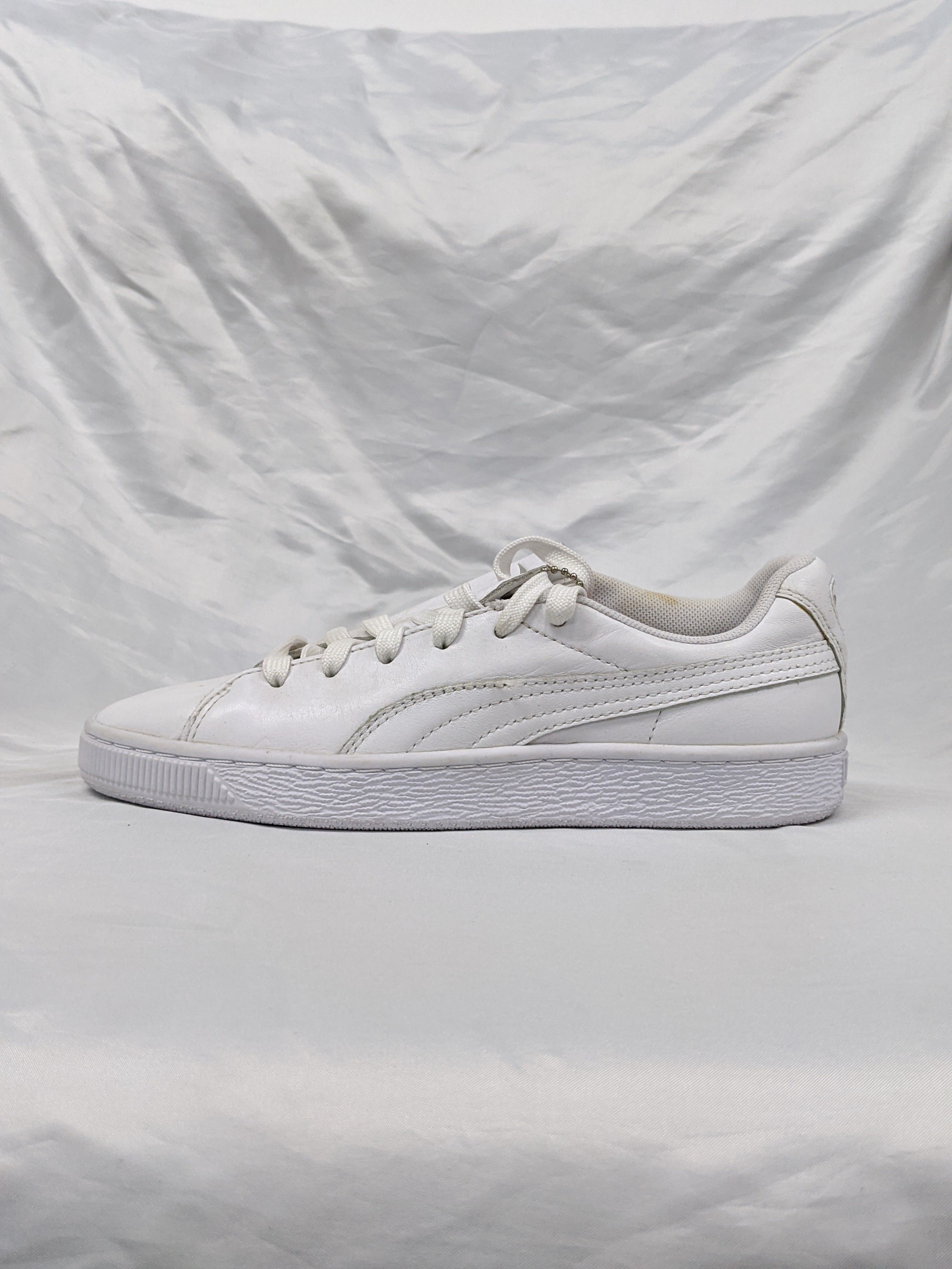 Puma/彪马Basket Crush Emboss心形白 女子休闲板鞋369595-01.