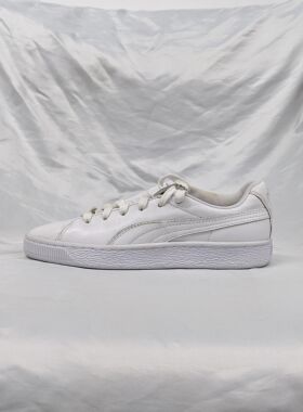 Puma/彪马Basket Crush Emboss心形白 女子休闲板鞋369595-01.