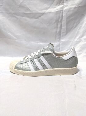 adidas Originals Superstar 80s 鳄鱼纹男子复古款休闲鞋 S76415