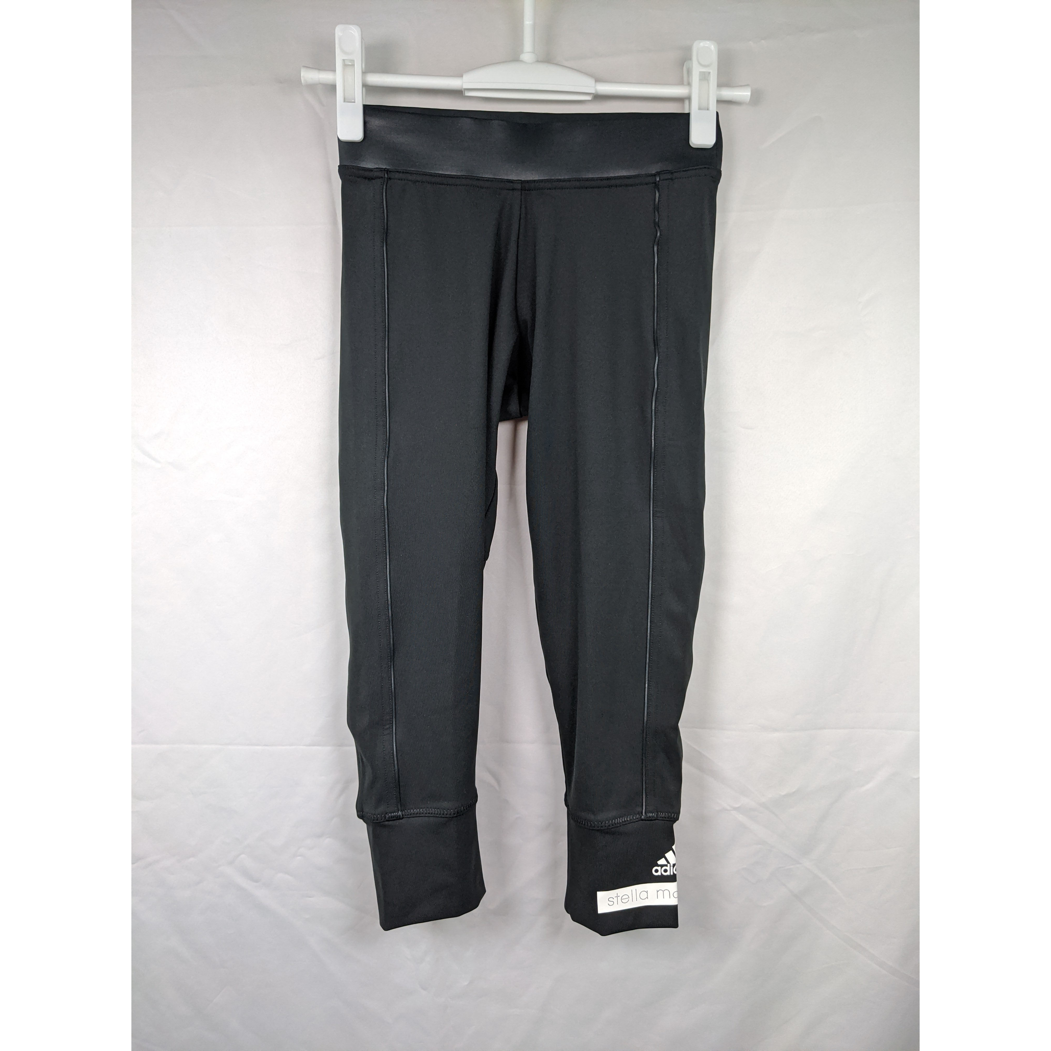 老钱 复古标 adidas by Stella Mccartney 7/8 Tights 女子瑜伽裤