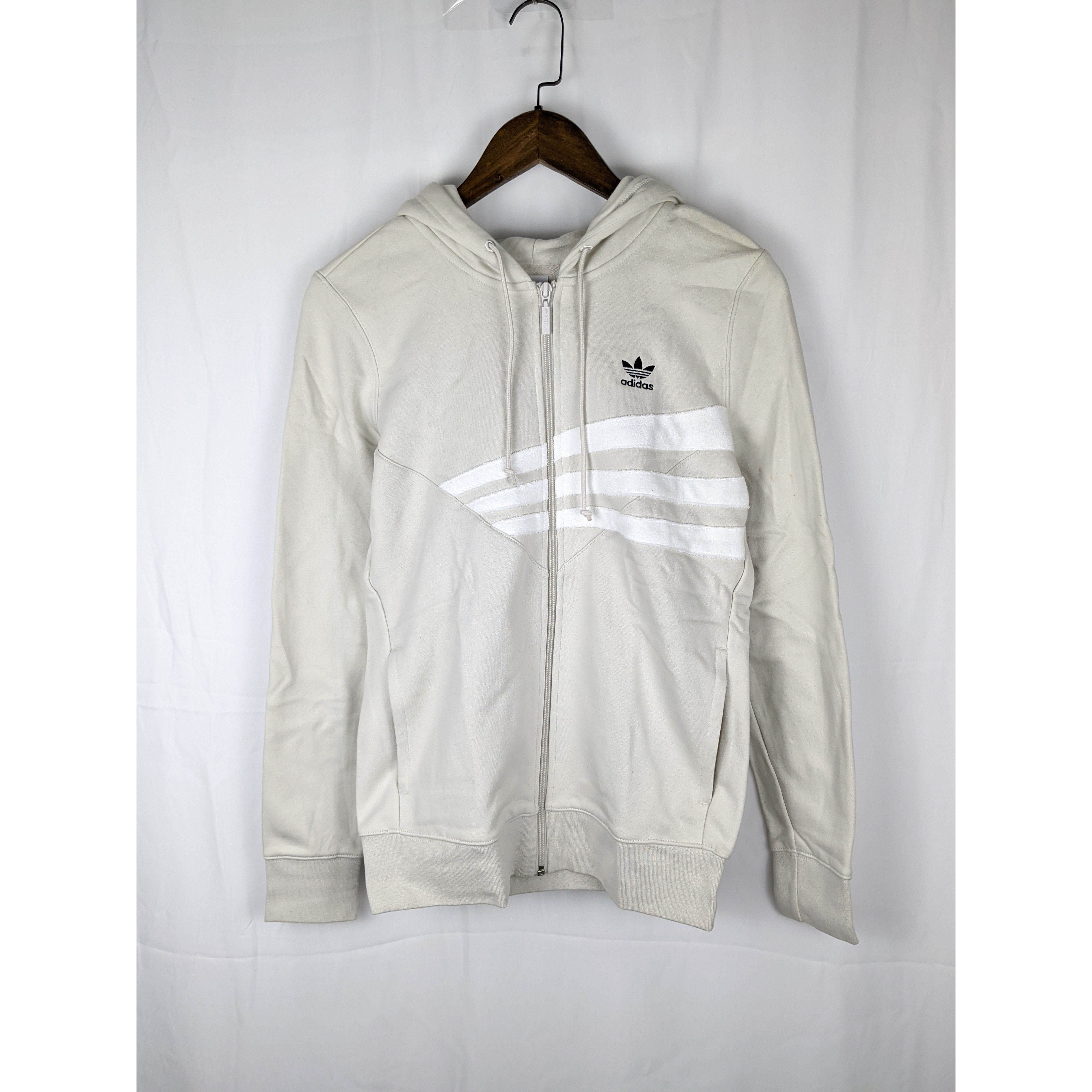 三叶草 ADIDAS ZIP Hoodie 女子经典款连帽开衫卫衣外套 DU9540