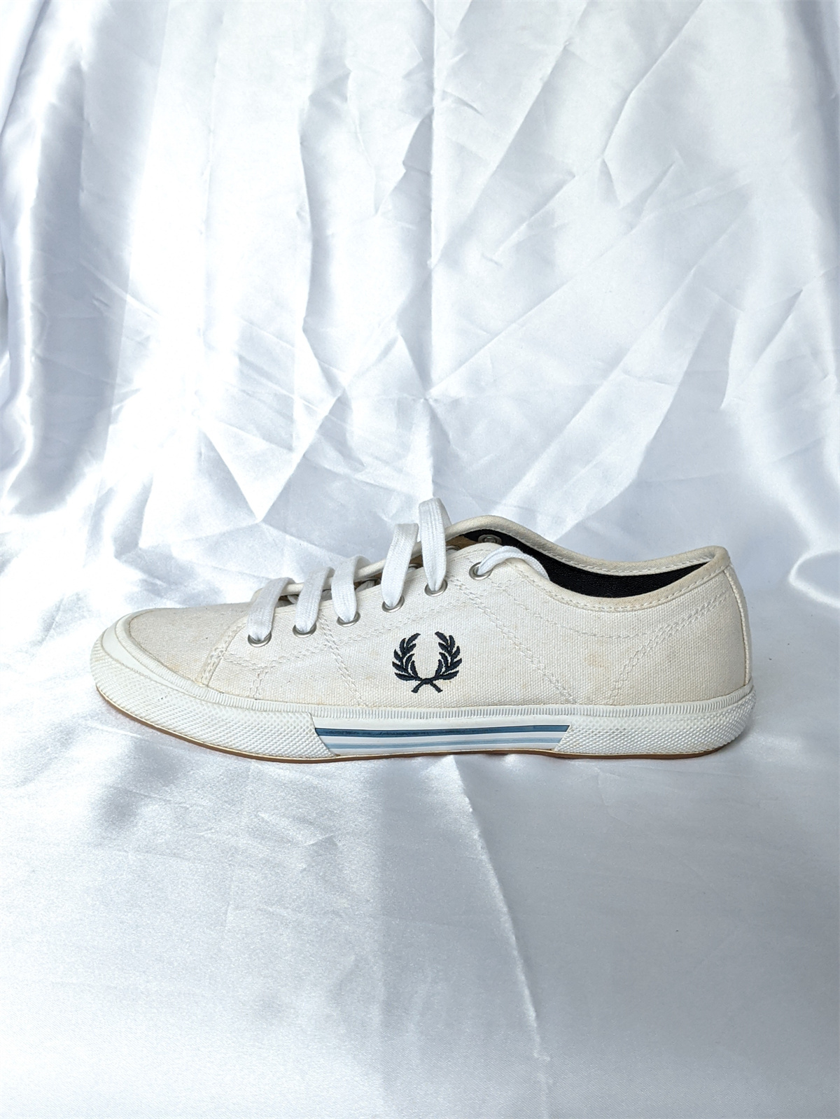 Fred Perry Plimsolls Canvas Trainers 英伦休闲鞋 B7436-100