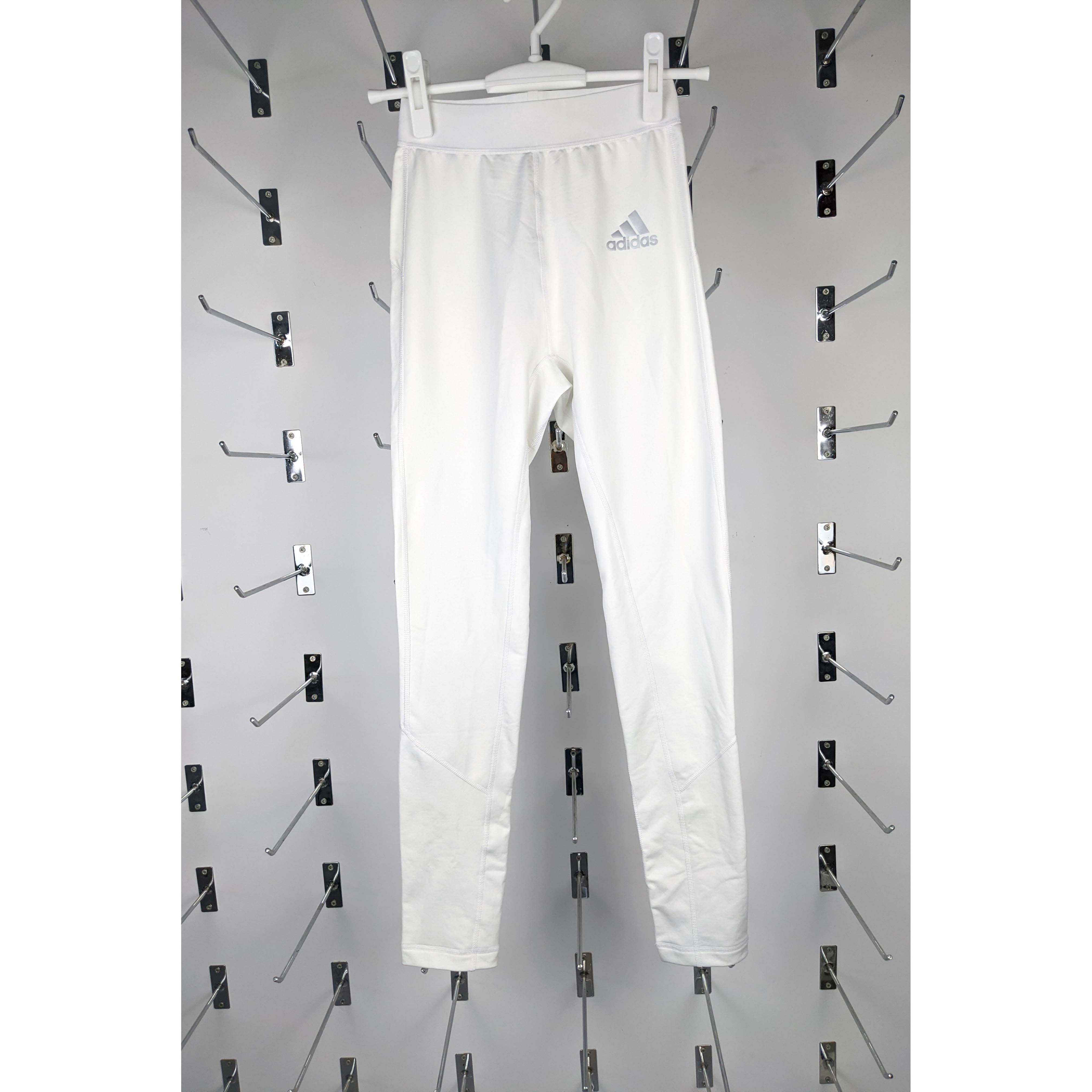 正品 adidas Techfit 男子速干带绒 运动跑步健身紧身长裤 H38293
