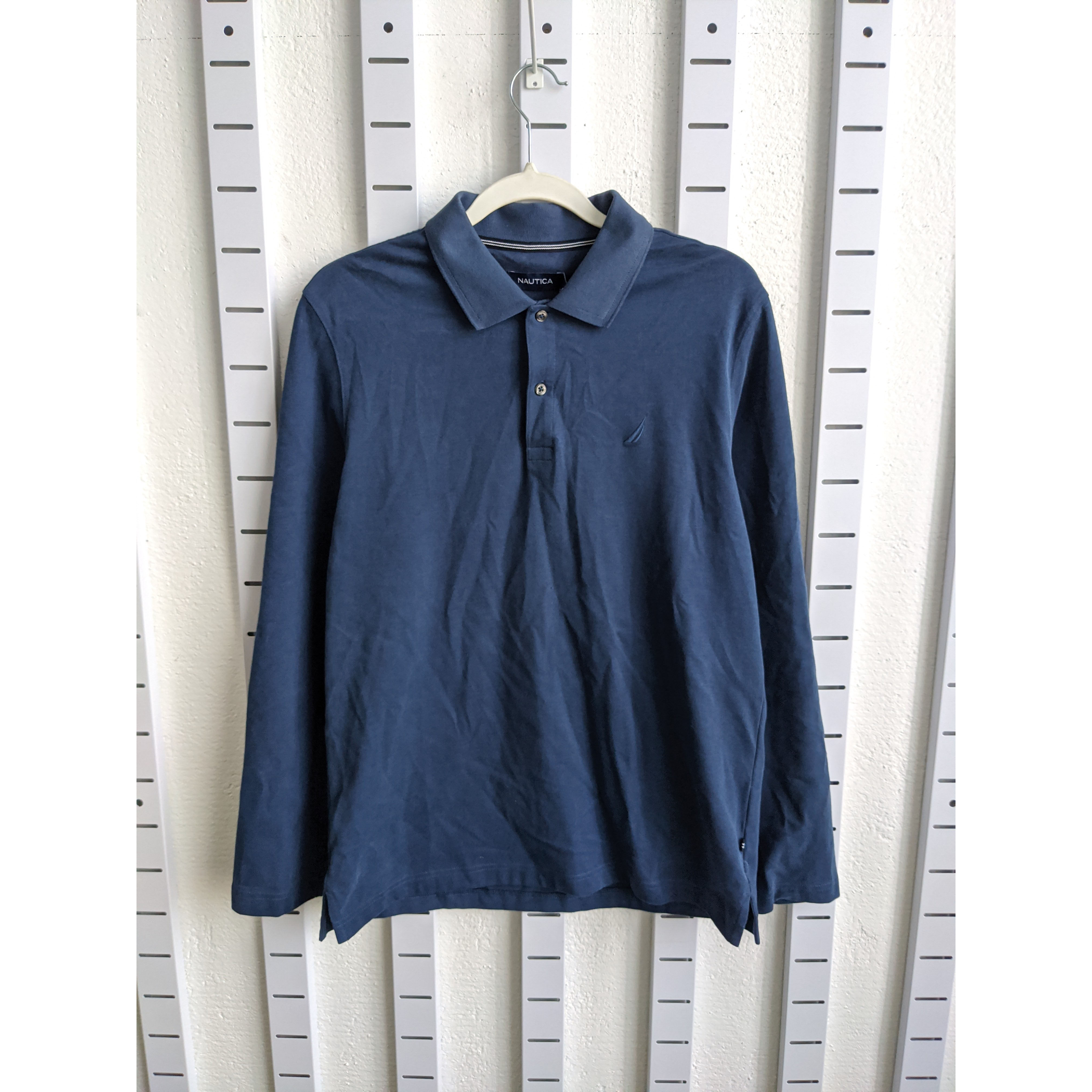 正品 NAUTICA 诺蒂卡 男子高端材质 长袖POLO衫 员工内买 正价999