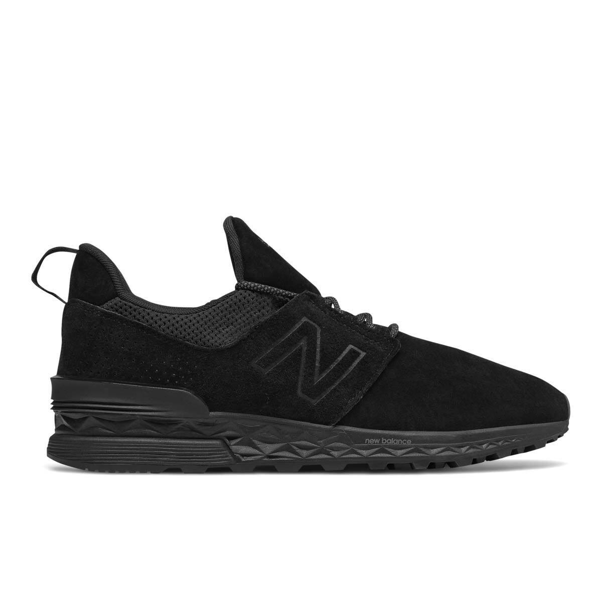 NEW BALANCE 黑武士女子情侣大童显瘦复古运动鞋慢跑步鞋 MS574DA