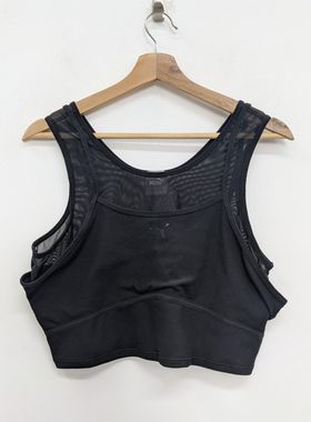 彪马 PUMA STUDIO LAYERED CROP TOP 女子透视胸衣背心520223-01.