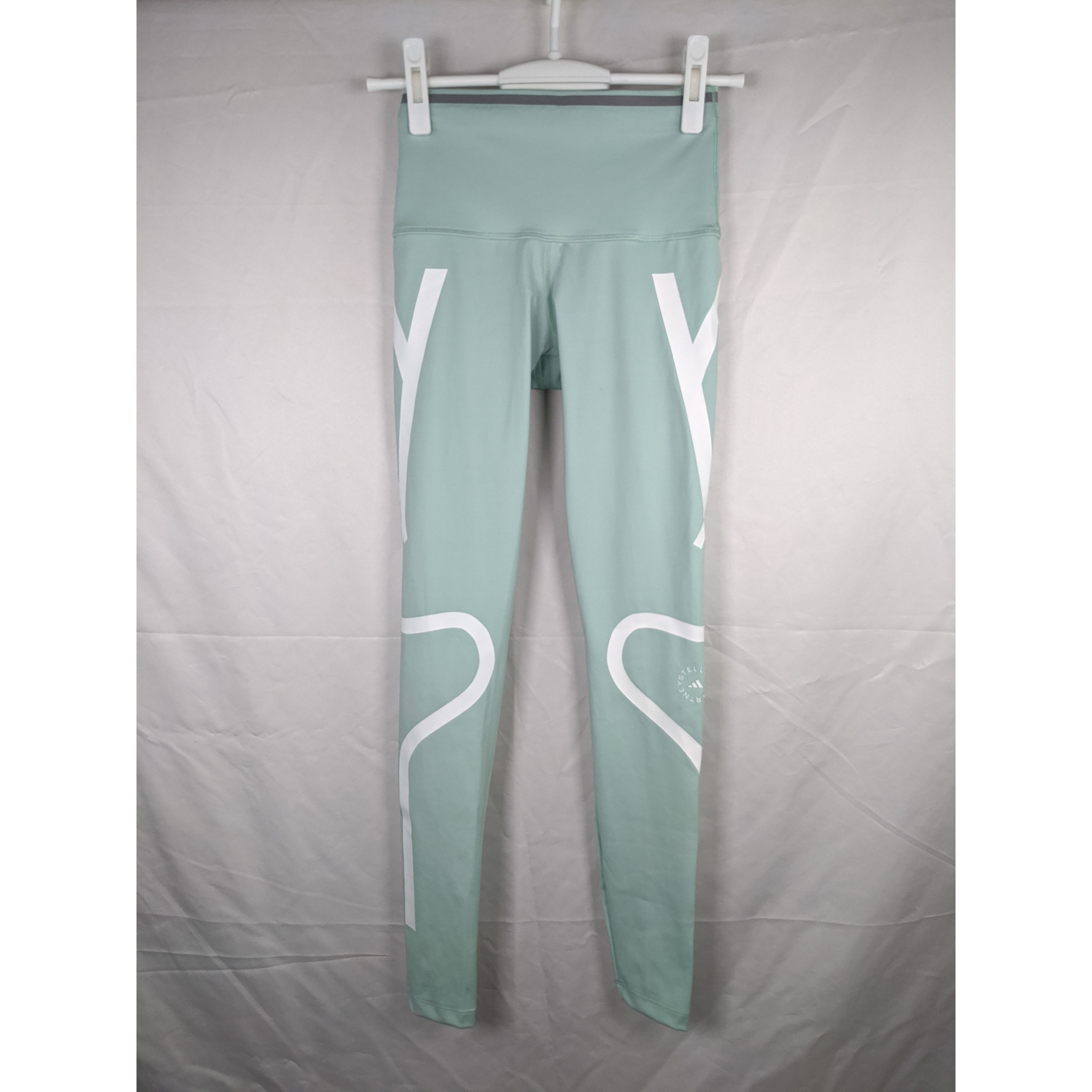 正品轻奢 adidas Stella McCartney 女健身瑜伽跑步速干紧身长裤