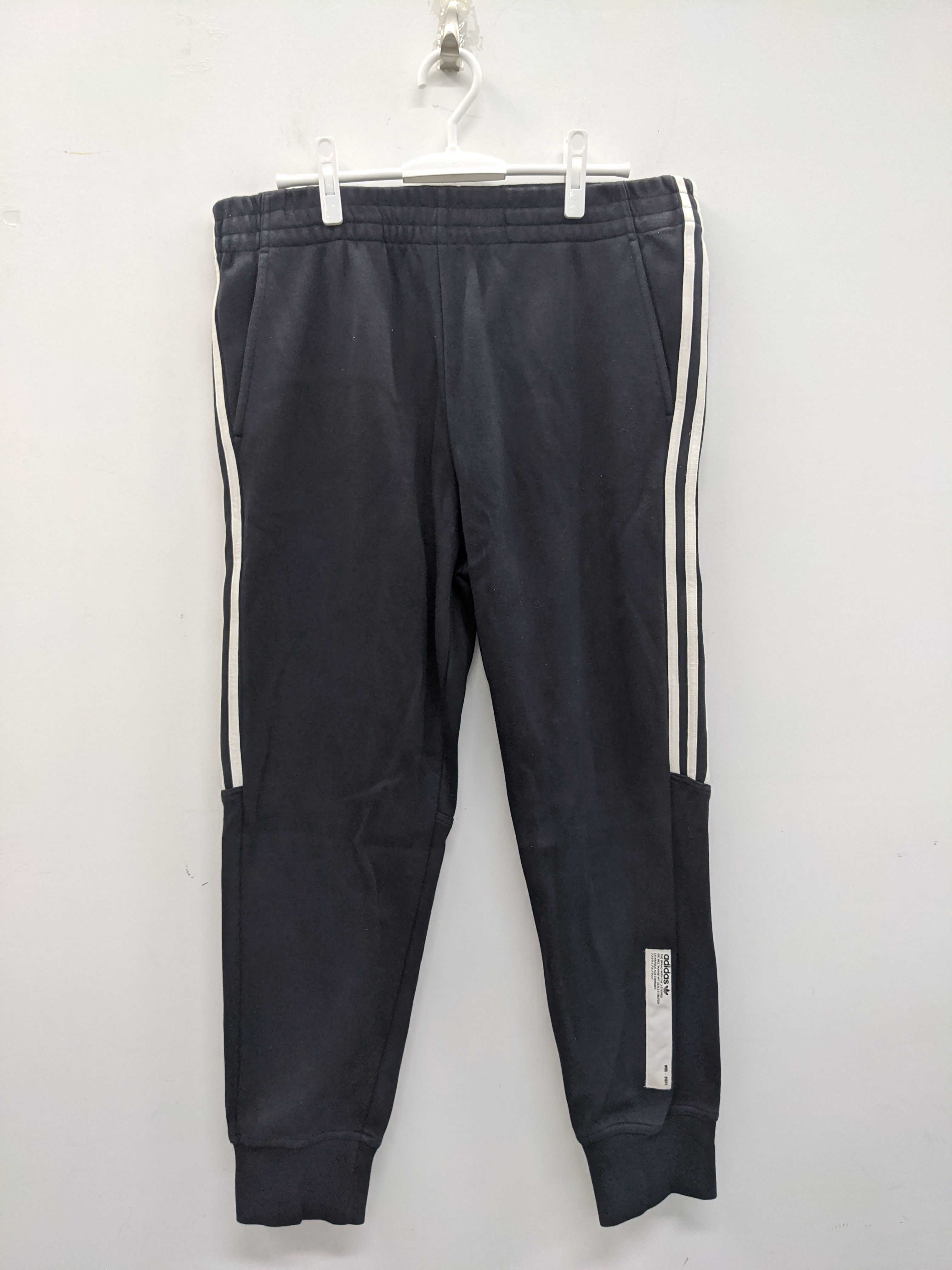 ADIDAS 三叶草 男子针织棉涤保暖透气运动束口休闲长裤 DH2266