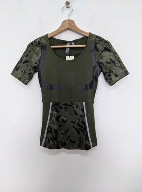 Adidas/阿迪达斯夏季舒适透气女子运动跑步户外休闲短袖T恤 EA217