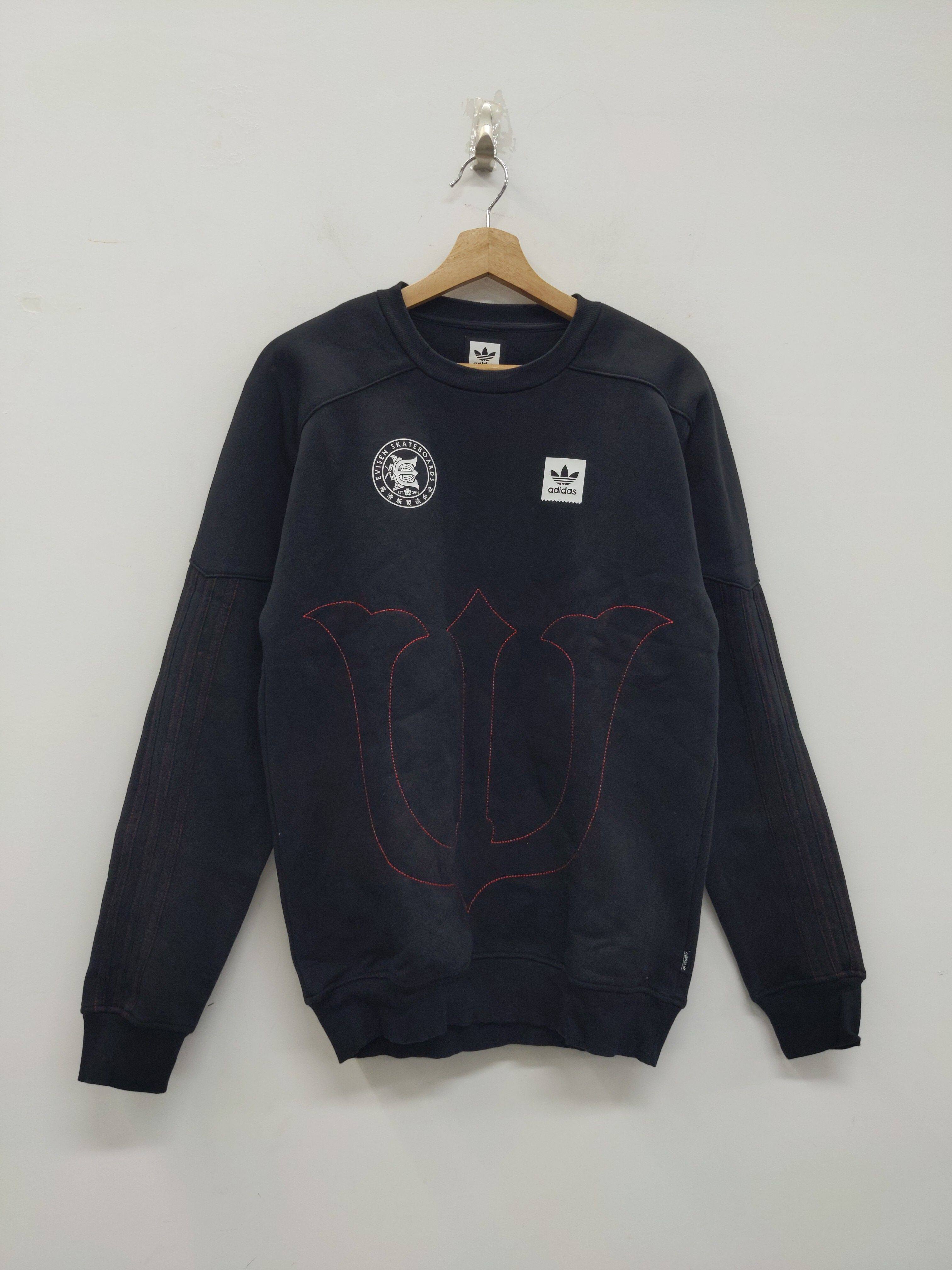 正品 绝版联名 EVISEN x adidas ST 男子休闲套头衫卫衣 DU3898