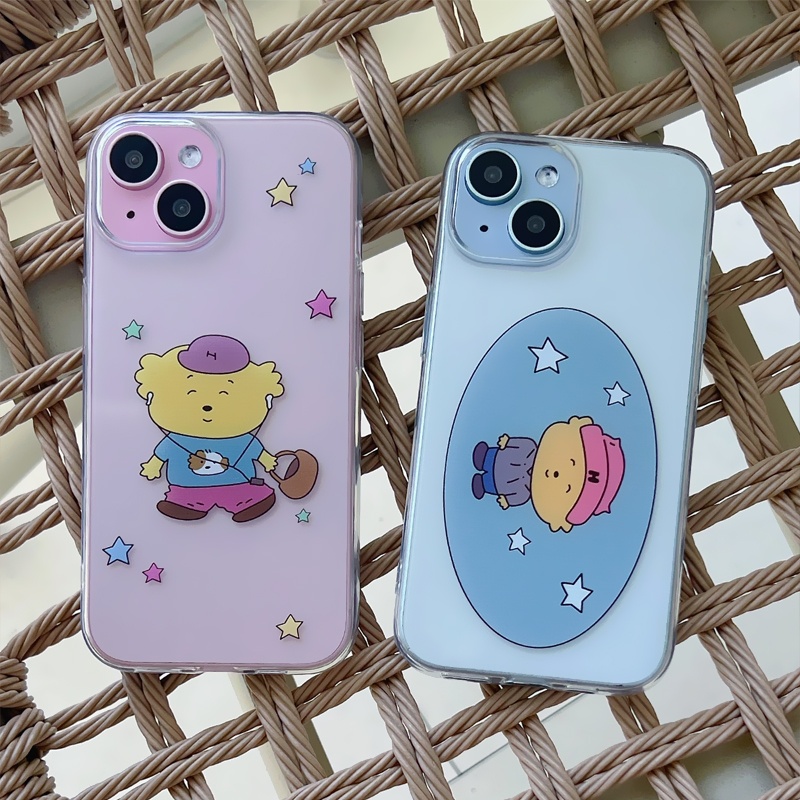 适用于苹果可爱星星小熊4个包邮