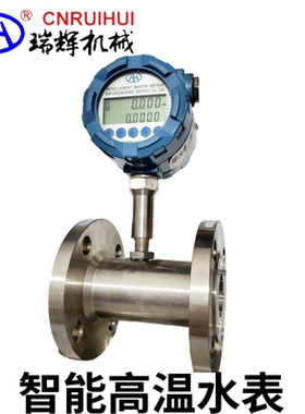 瑞辉 304不锈钢智能高温水表RHNY-A50P-250G预付费字轮式