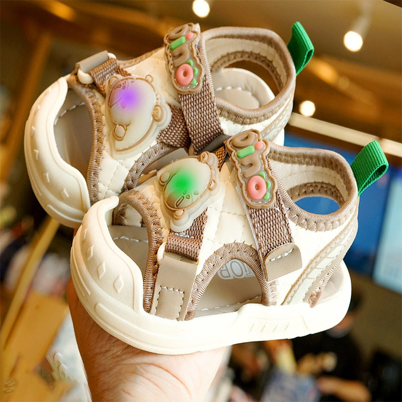 学步鞋夏季凉鞋初学者宝宝鞋子1-2岁婴儿鞋子软底防滑透气亮灯,童鞋/婴儿鞋/亲子鞋,婴儿步前鞋/袜鞋,淘宝优惠券,粉丝福利购,淘宝优惠卷