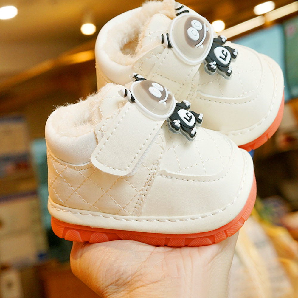 学步鞋冬季加绒加厚婴儿鞋子软底防滑初学者宝宝鞋子0-1岁叫叫鞋,童鞋/婴儿鞋/亲子鞋,婴儿步前鞋/袜鞋,淘宝优惠券,粉丝福利购,淘宝优惠卷