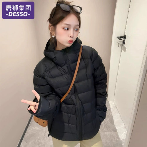 唐狮集团DESSO排骨羽绒服女秋冬